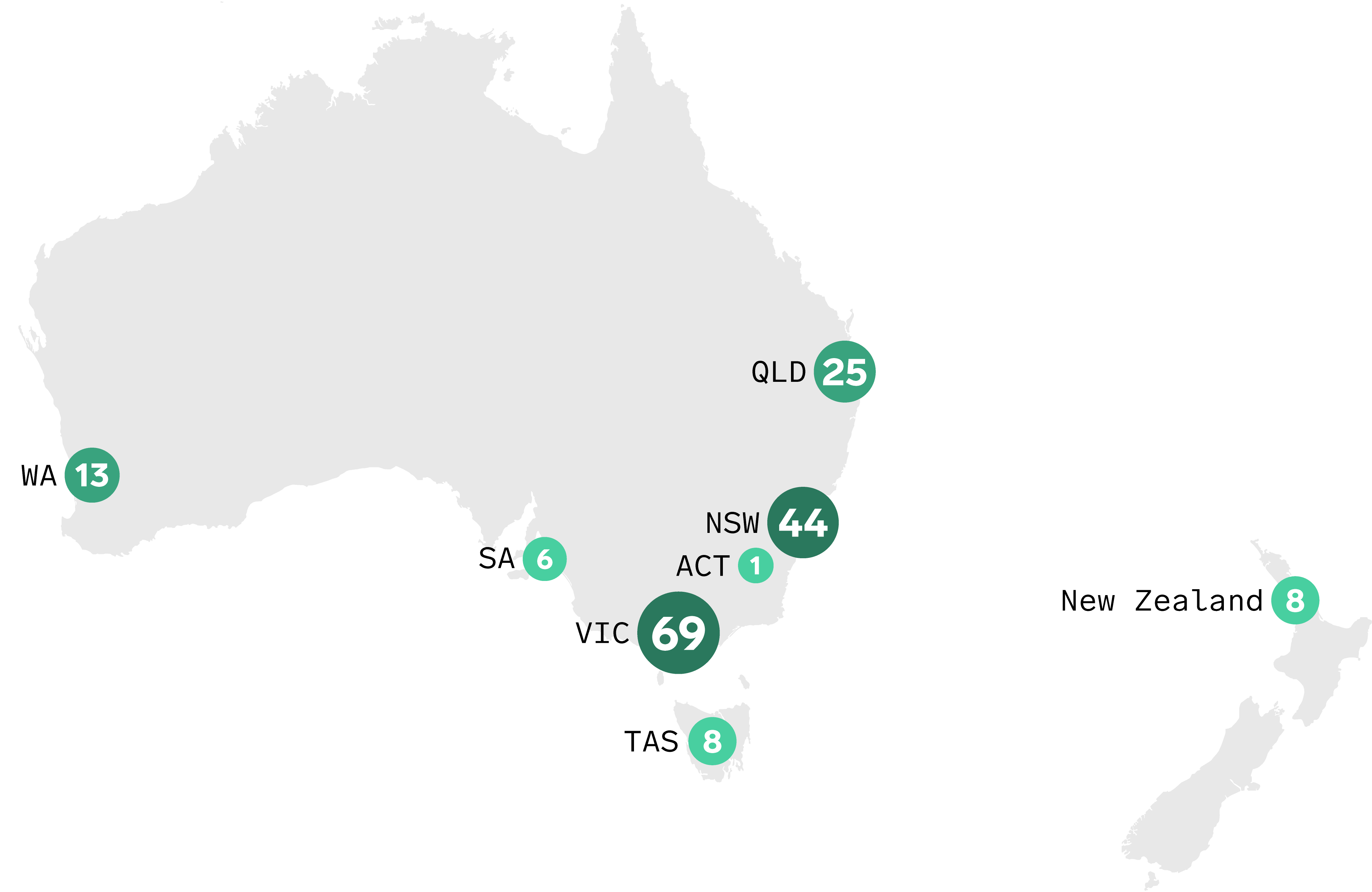 04 - Incident by HQ location Map