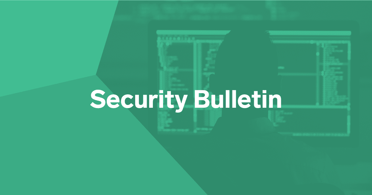 Security Bulletin