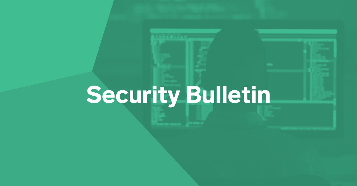 Security Bulletin